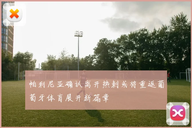 帕利尼亚确认离开热刺或将重返葡萄牙体育展开新篇章